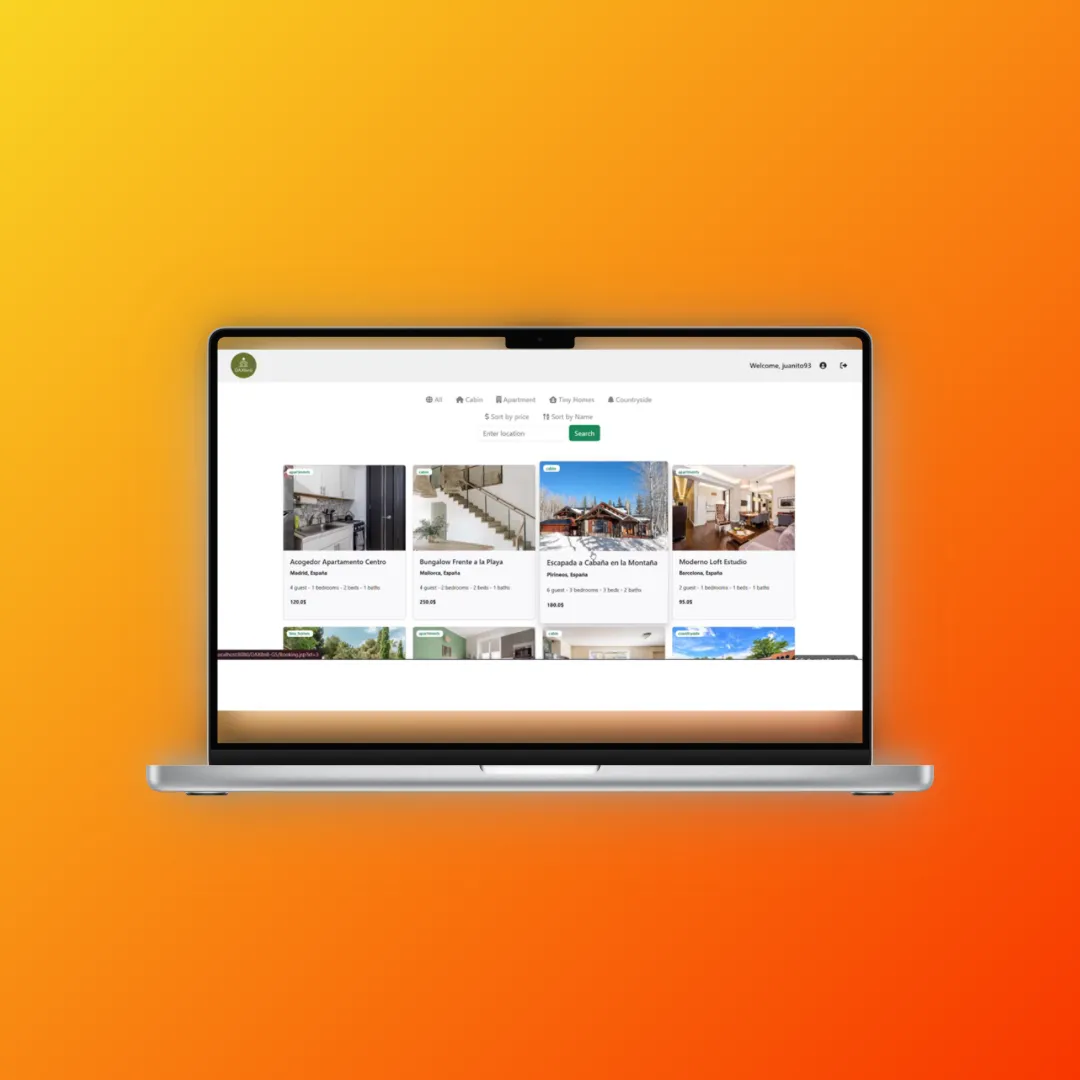 Plataforma de alquiler vacacional Daxbnb
